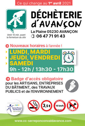 Fonctionnement à compter du 1er avril 2021 Fonctionnement à compter du 1er avril 2021